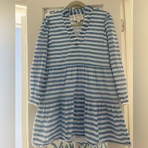 EUC SAIL TO SABLE STRIPED LIGHTWEIGHT DRESS SZ XS
